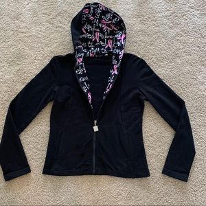 Nilla Shields breast cancer awareness zip up